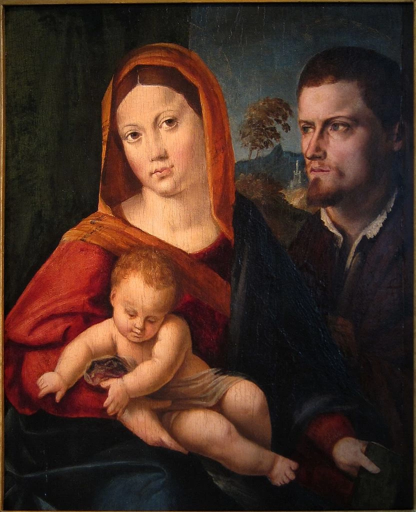 Madonna col Bambino e santo - Musée Fesch, Ajaccio